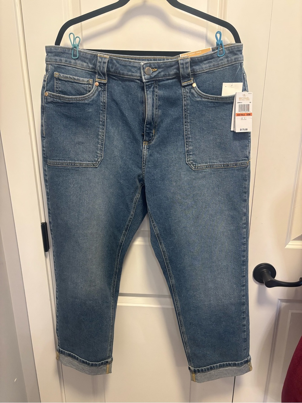 Michael Kors Blue Straight Slim Jeans